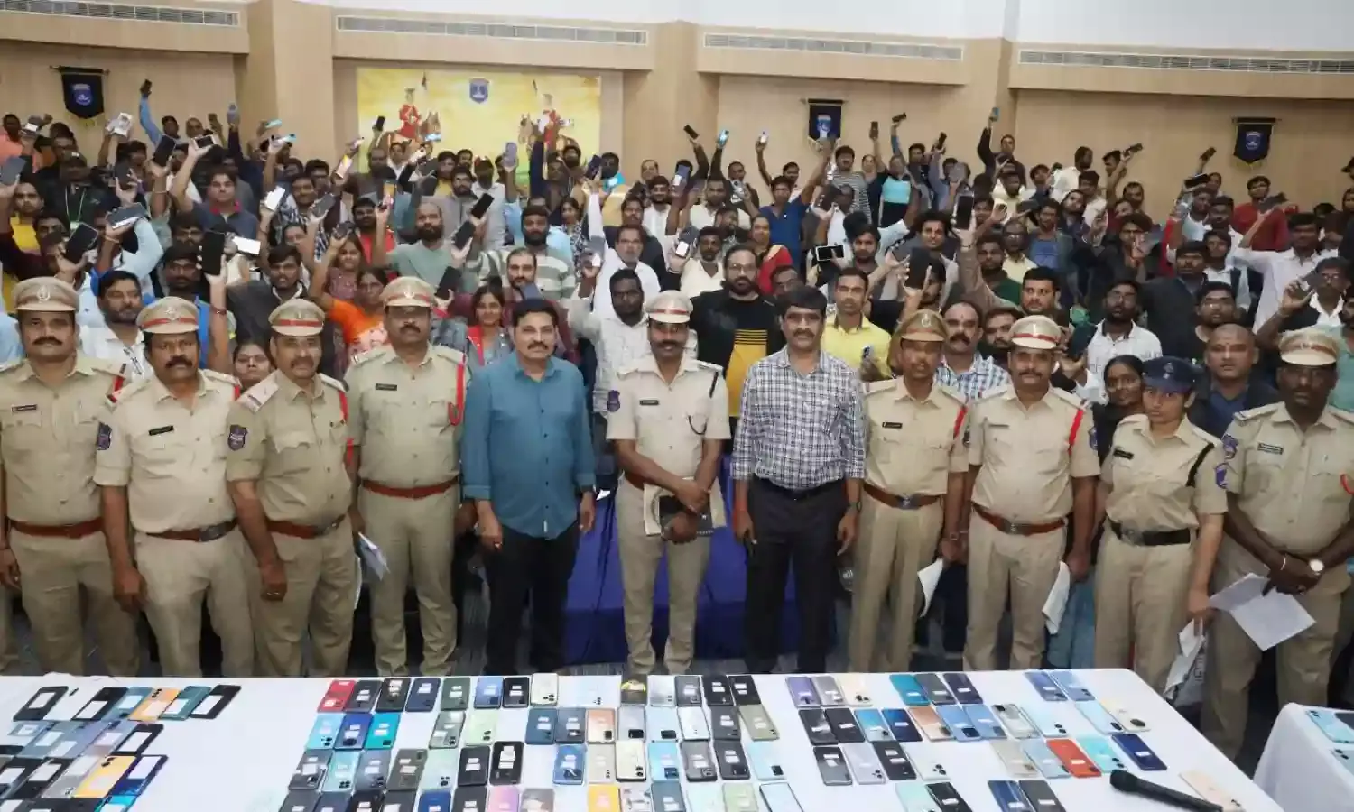 Cyberabad police recover 345 stolen, lost mobile phones in 30 days