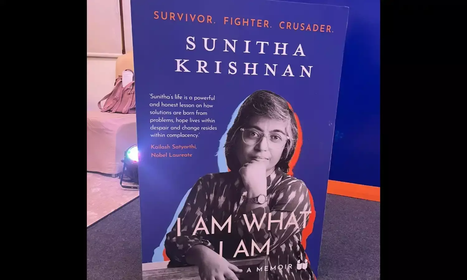 I Am What I Am’: Prajwala founder Sunitha Krishnan launches autobiography in Hyderabad