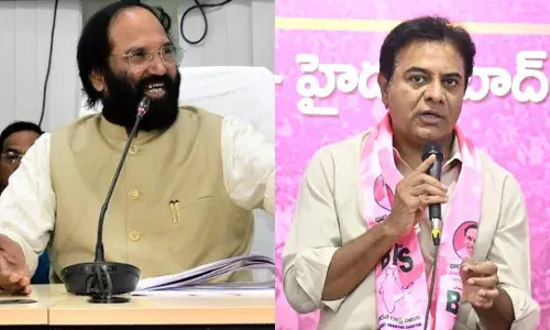 BRS, Congress spar over Kaleshwaram; KTR threatens to march with 50000 people to start pumps