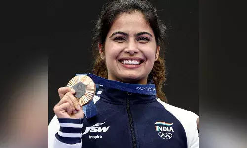 Manu becomes first Indian woman shooter to win Olympic medal, gets Bronze in 10m air pistol