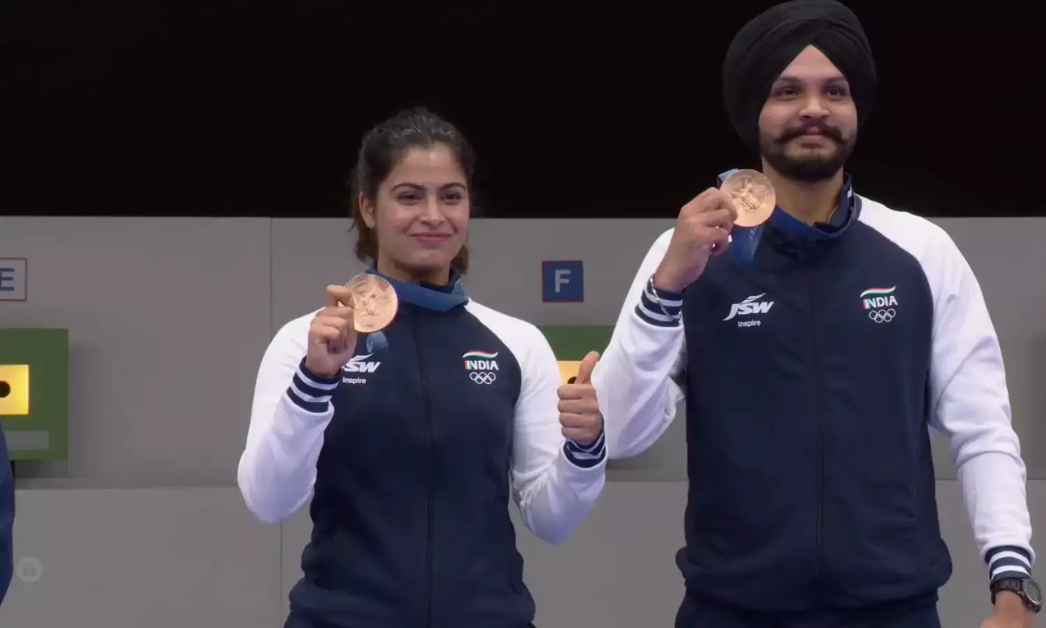 Manu clinches historic second Olympic medal; wins 10m air pistol mixed team bronze with Sarabjot