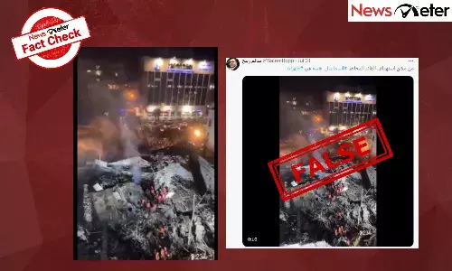 Fact Check: Video falsely claims to show attack site of Hamas leader Ismail Haniyeh