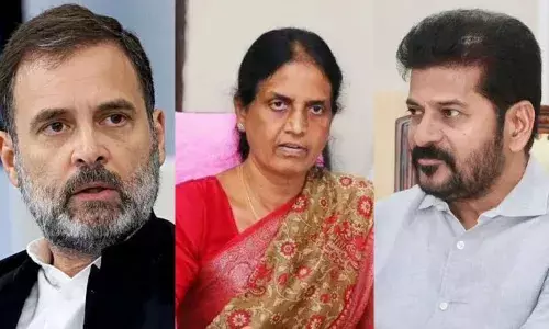 Will Rahul end up in Secābd Railway Station for trusting Revanth: Sabitha Reddy