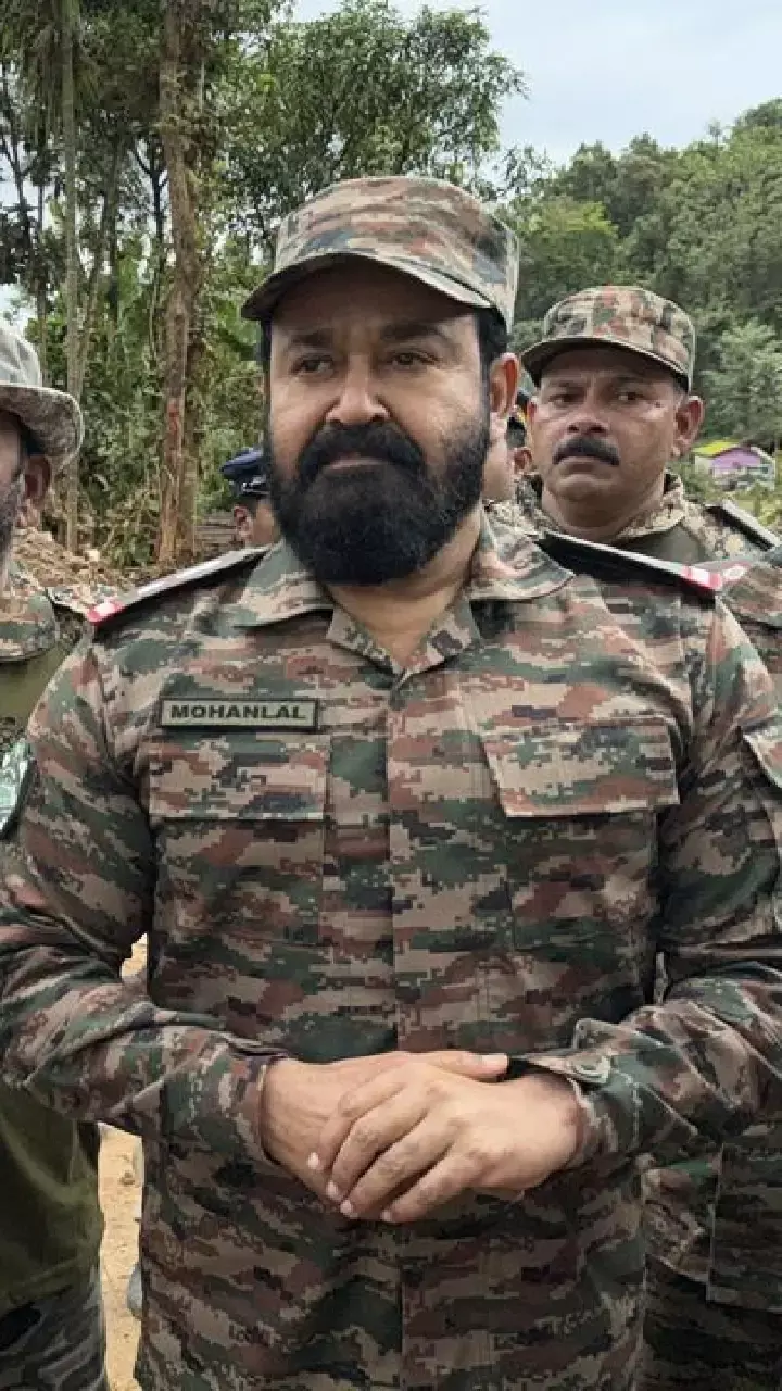 Actor Mohanlal visits landslide-hit Wayanad, pledges Rs 3 Cr for rehabilitation works