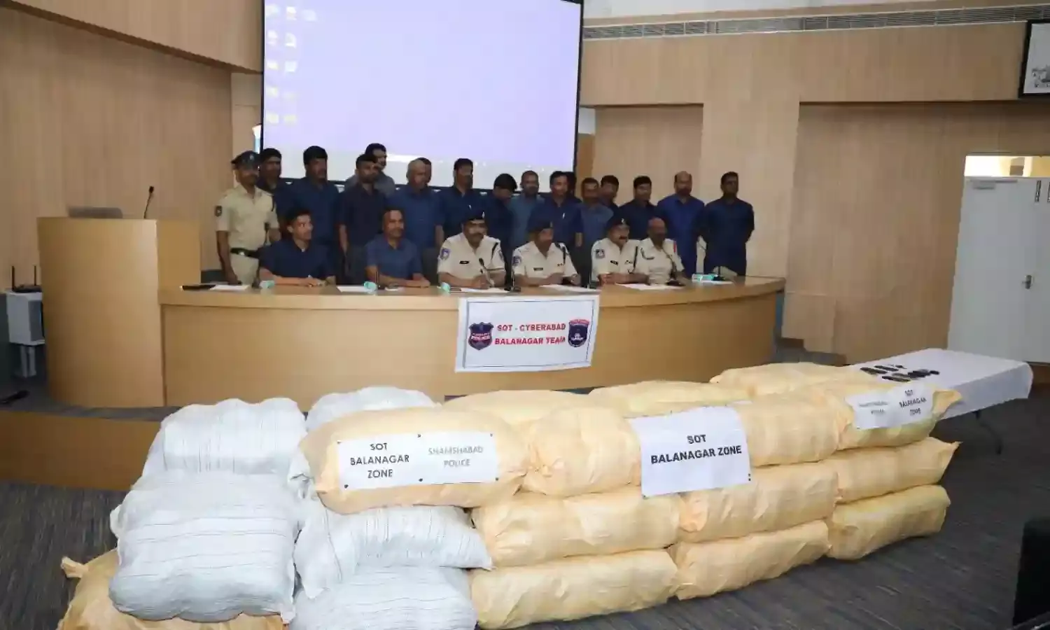 Shamshabad: 5 inter-state drug peddlers busted; ganja worth Rs 3 cr seized
