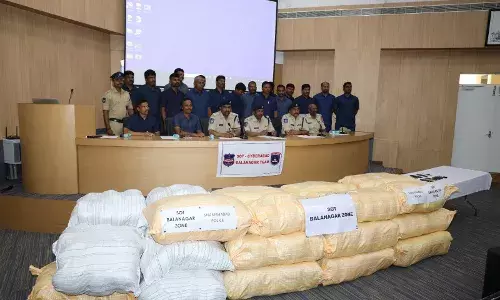 Shamshabad: 5 inter-state drug peddlers busted; ganja worth Rs 3 cr seized