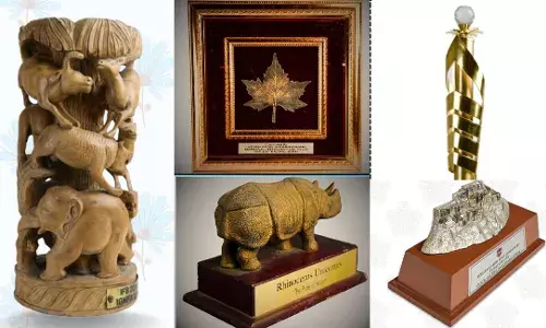 Netajis shell craft painting, Lord Buddhas statue among 250 gifts to presidents on auction
