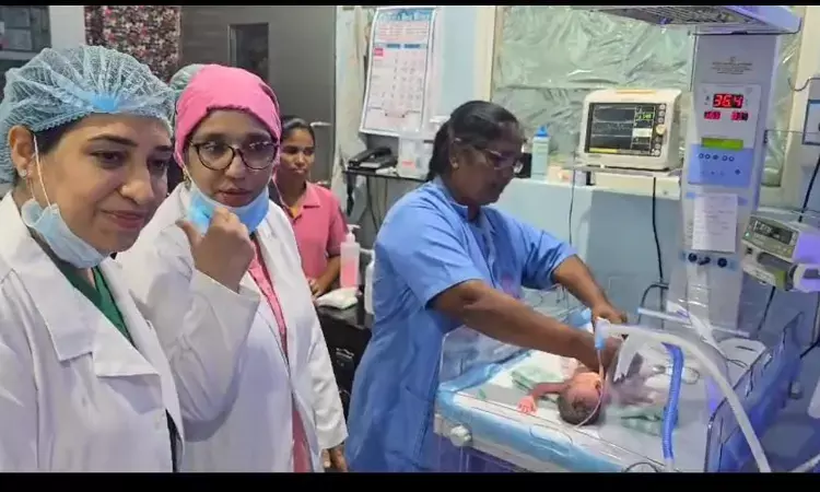 Hyderabad: Doctors perform complex surgery, help woman to deliver four babies
