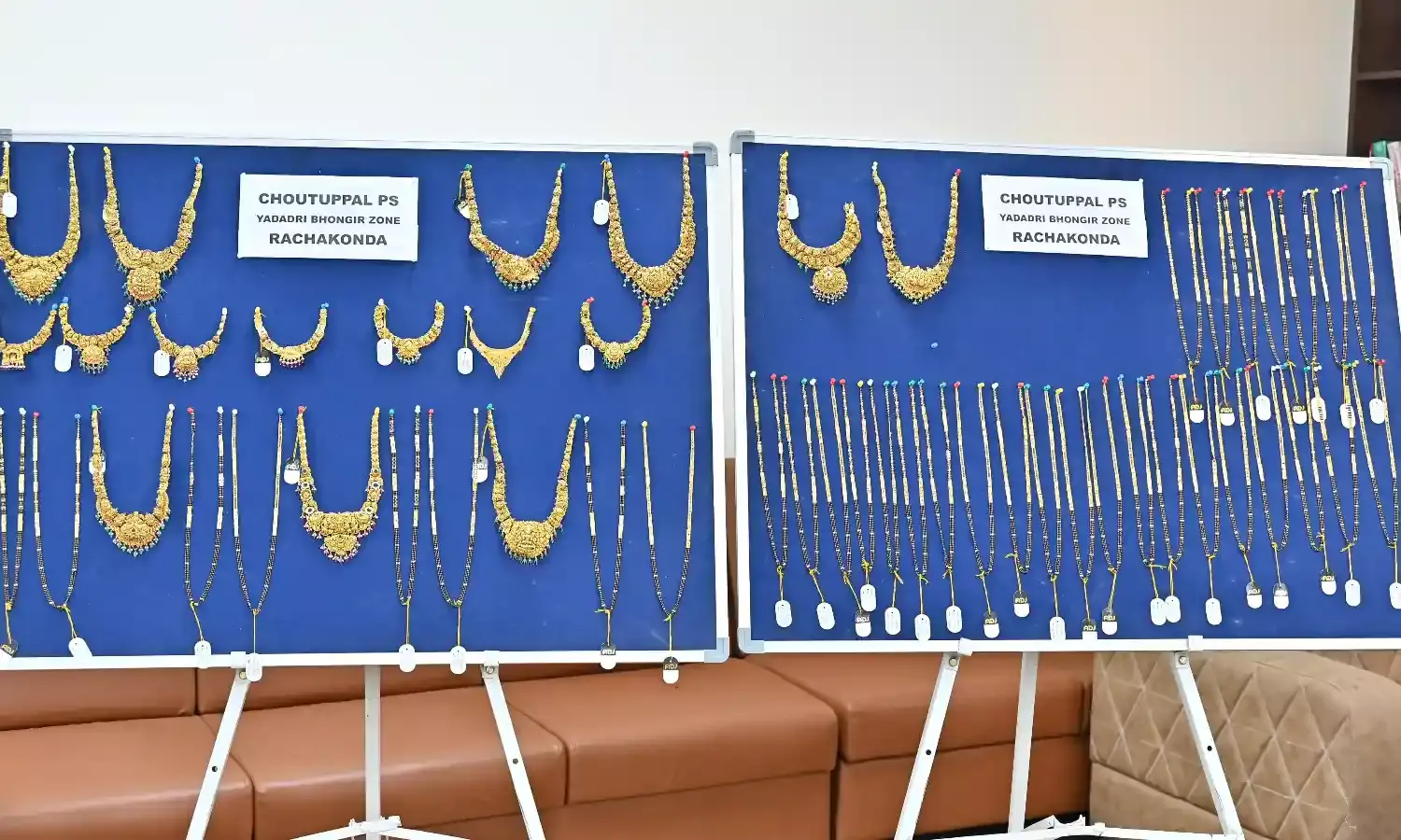 Choutuppal cops bust thieves targetting buses; Rs 1.26 cr gold seized