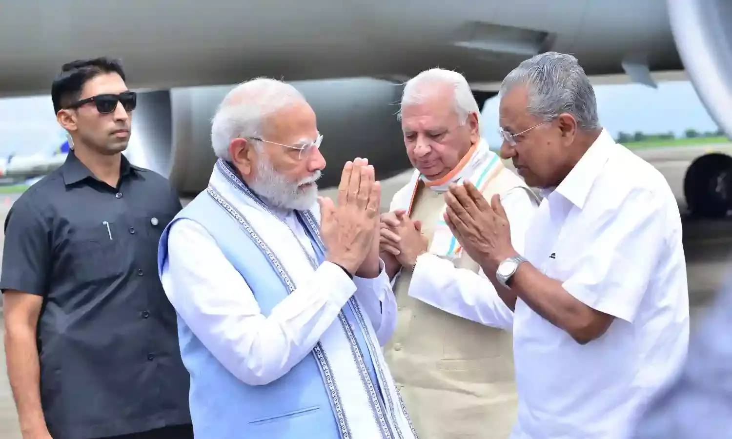 PM Modi visits disaster-hit Chooralmala in Wayanad