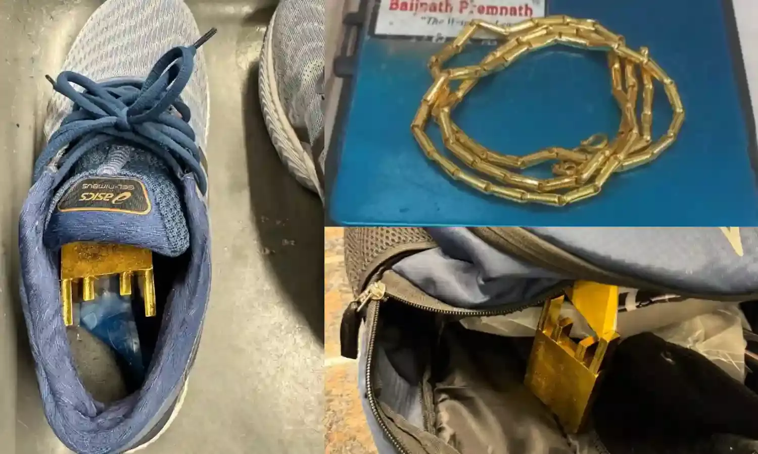 Gold valued Rs 1 cr seized from Dubai flier at Hyderabad airport