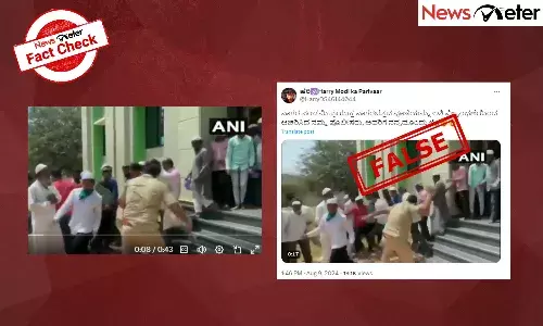 Fact Check: 2020 lockdown video of police lathi-charge shared as communal incident