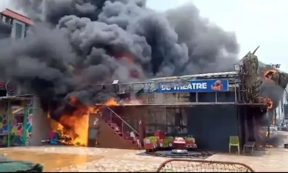 Fire breaks out at Dino Park in Vizag; controlled in 30 minutes