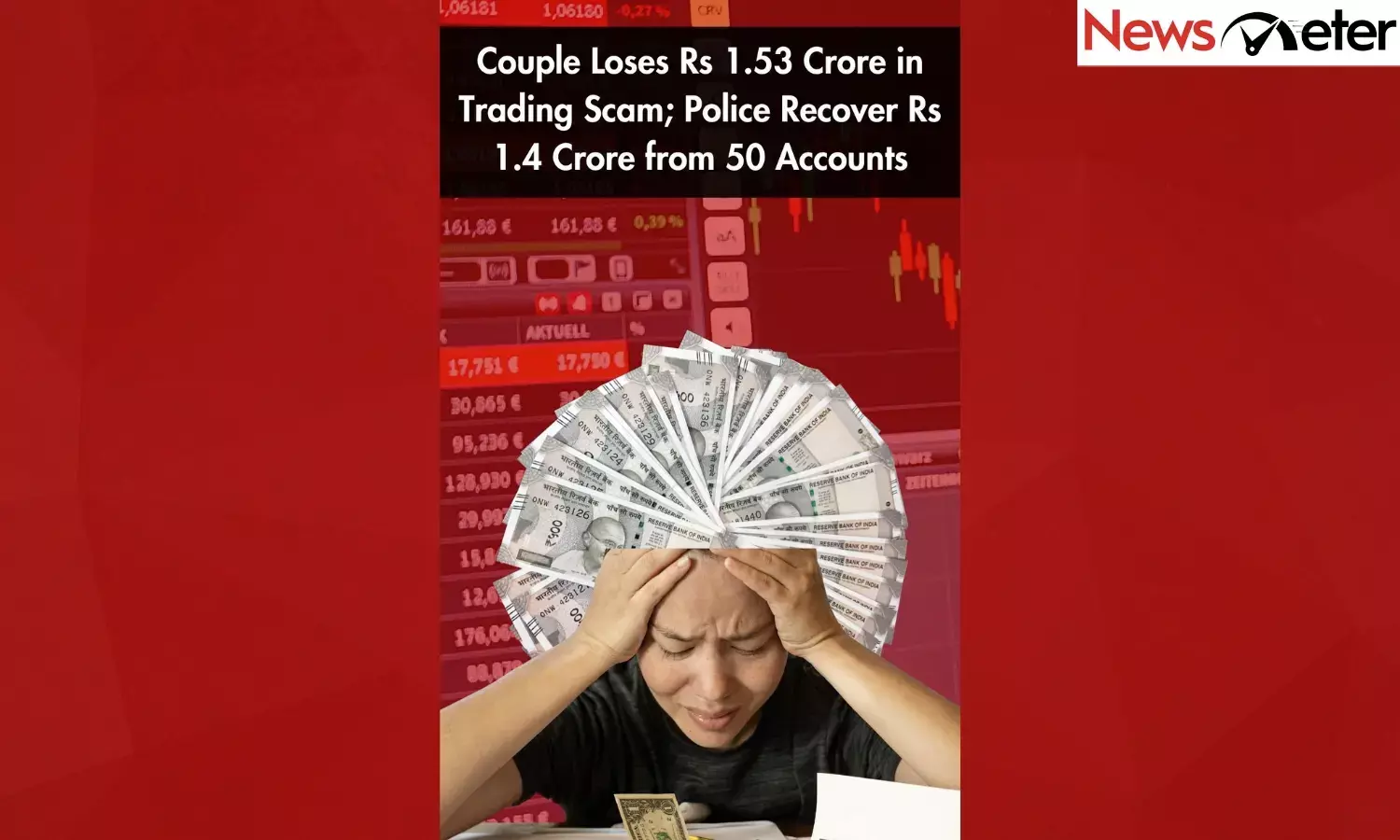 Techie Couple Loses Rs 1.53 Crore in Trading Scam; Police Recover Rs 1.4 Crore from 50 Accounts