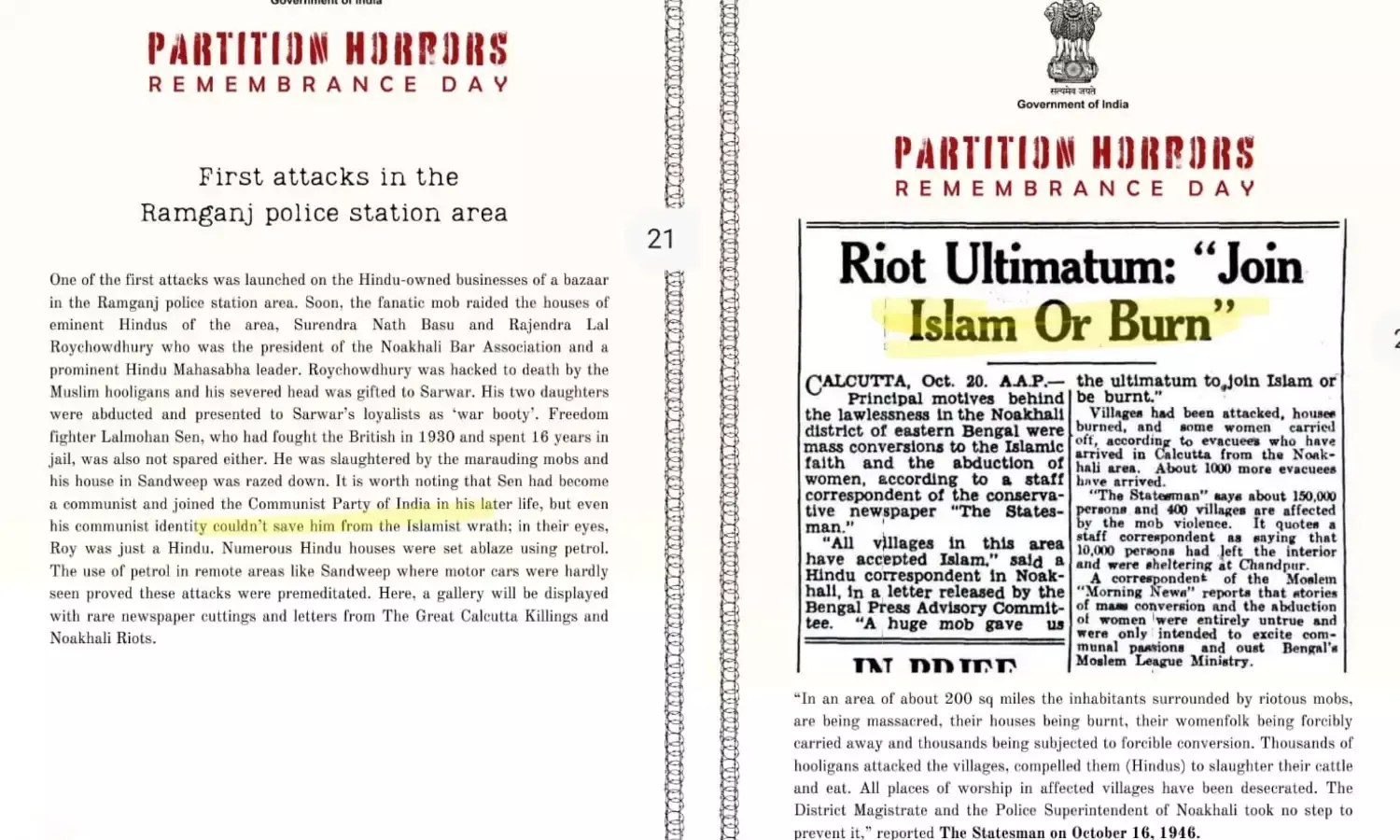 `Partition Horrors Remembrance Day’: Hyderabad stands as beacon of hope as India debates horror