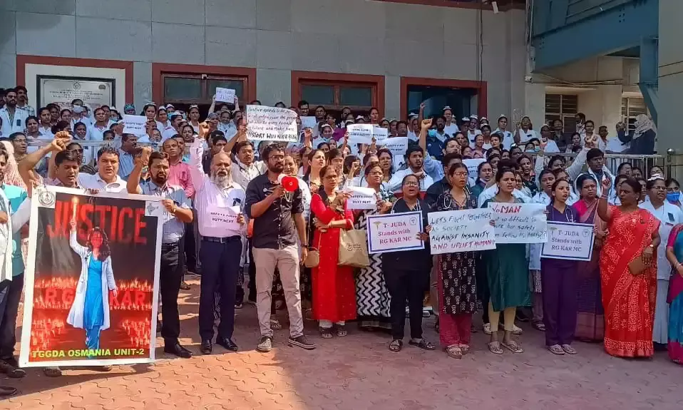 Kolkata doctor murder case: Hyderabad hospitals suspend OPD services for 24 hours