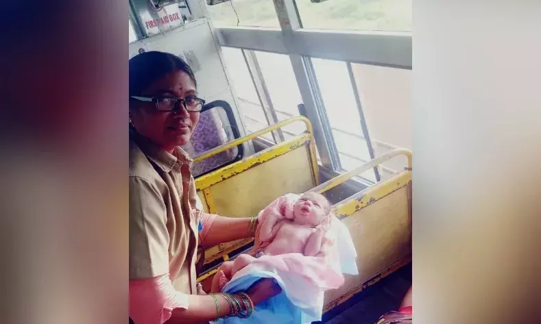 How TGSRTC conductor went beyond call of duty to help woman passenger to give birth