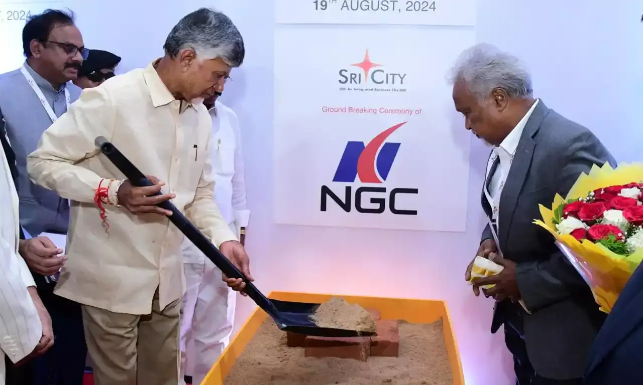 CM Naidu launches 15 new industrial projects in Sri City, to create 8,480 jobs