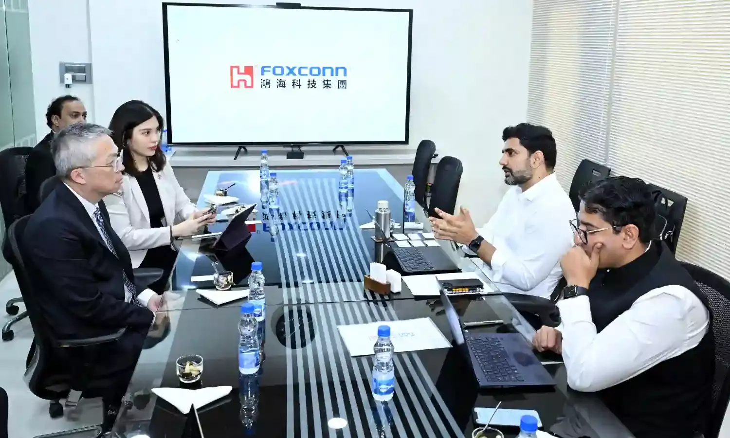 Foxconn plans to set up EV manufacturing unit in Andhra, delegation met Nara Lokesh