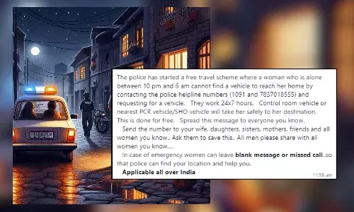 Helpline number ā7837018555ā linked to Ludhiana polices free ride service for women, not Telangana or Andhra Pradesh