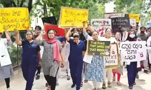 Hyderabad: NIMS RDA seeks assurances from Telangana govt for security; strike continues