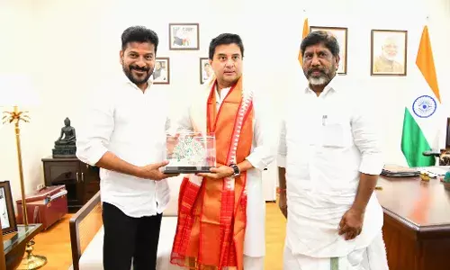 CM Revanth Reddy urges Centre to provide Rs 1,779 cr interest free loan for T- Fiber project
