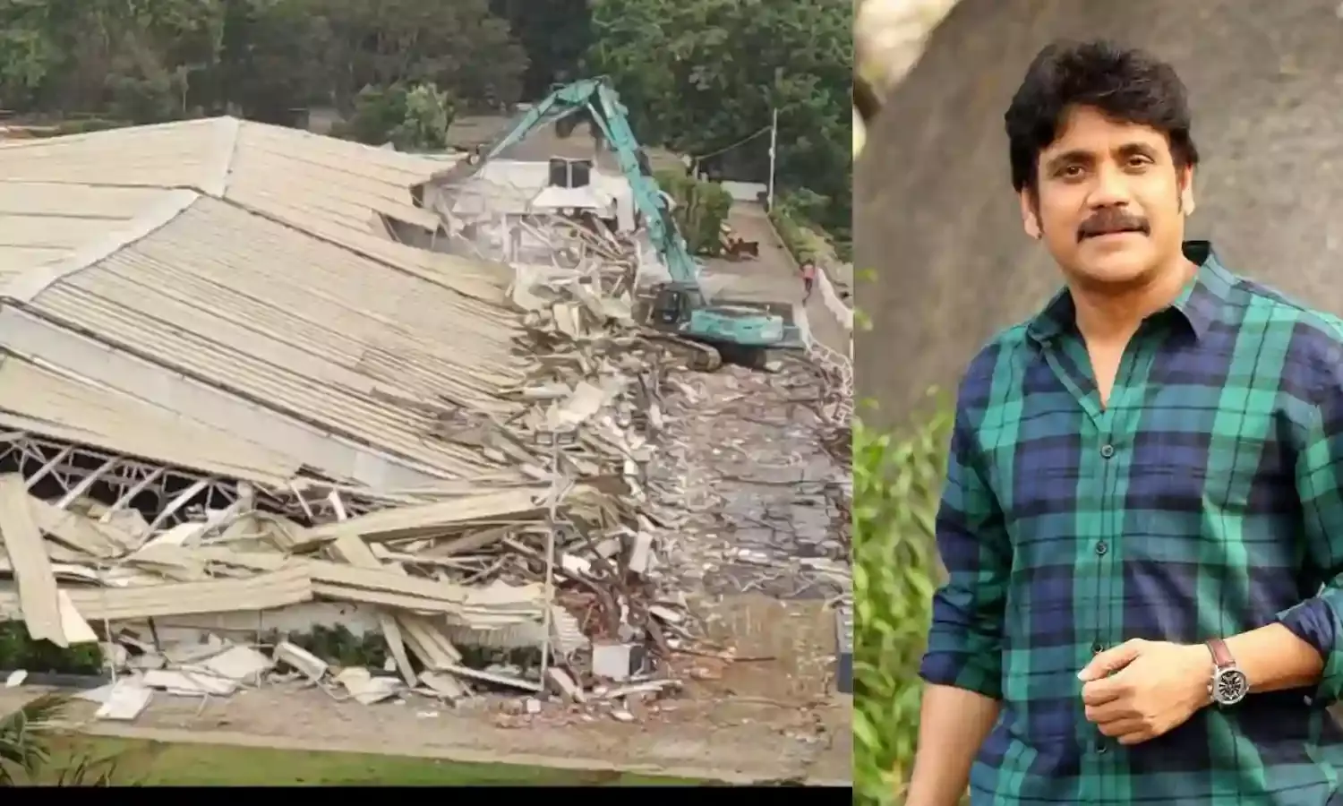 Hyderabad: HYDRAA demolishes part of N-Convention owned by actor Nagarjuna