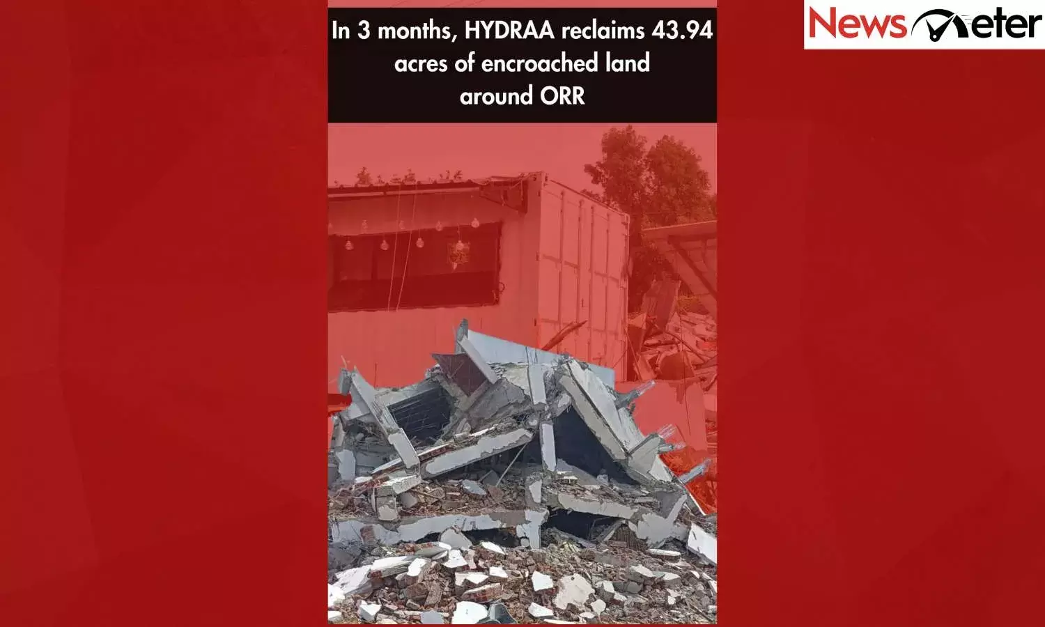 In 3 months, HYDRAA reclaims 43.94 acres of encroached land around ORR