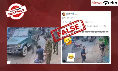 Fact Check: Viral video of Army catching vandals is from Bangladesh, not India