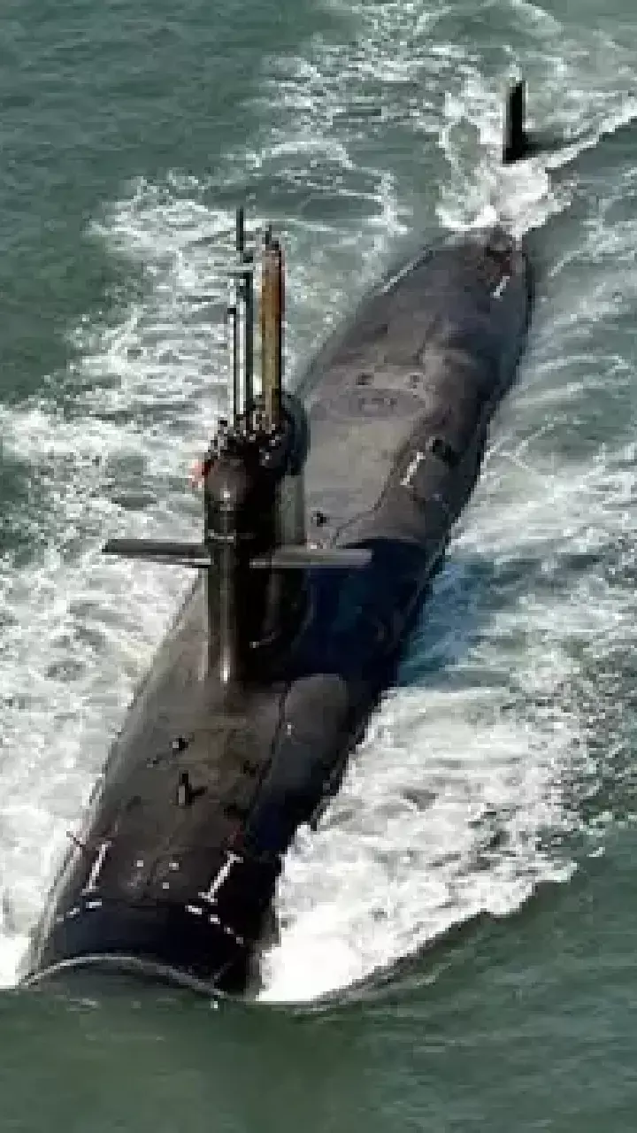 Indias 2nd nuclear-powered missile submarine commissioned at Vizag