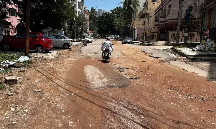 Ground Report: Pipeline works leave road near Tolichowki in disrepair for 15 months
