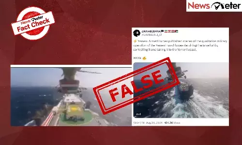Fact Check: Hijack footage of Israeli ship by Houthi rebels falsely linked to Yemeni Navy