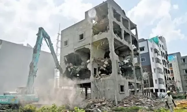 After demolition, criminal cases registered against Infra companies, builders