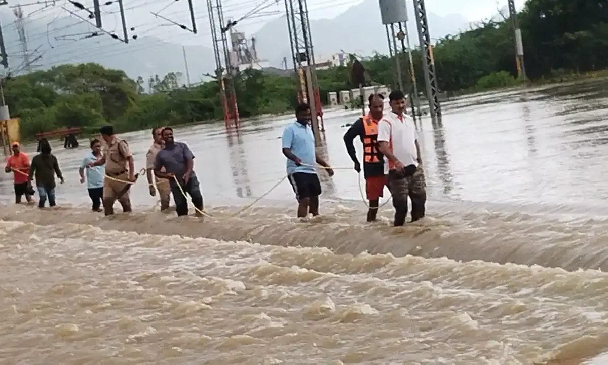 13,227 people from 294 villages evacuated due to rains in Andhra, says Home Minister Anitha