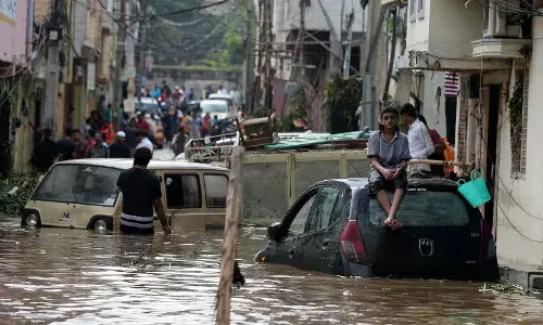 Heavy rains lash many parts of Telangana; CM holds emergency review with ministers, officials