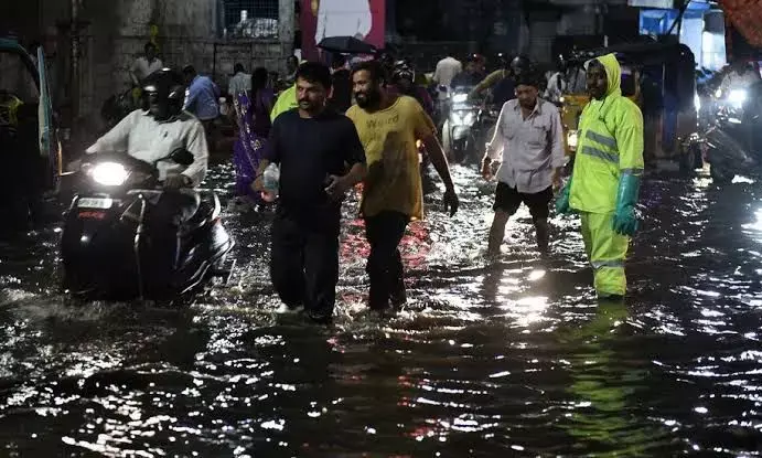 Hyderabad rains: HMDA Commissioner Sarfaraz Ahmed inspects ORR; puts men, machinery on alert