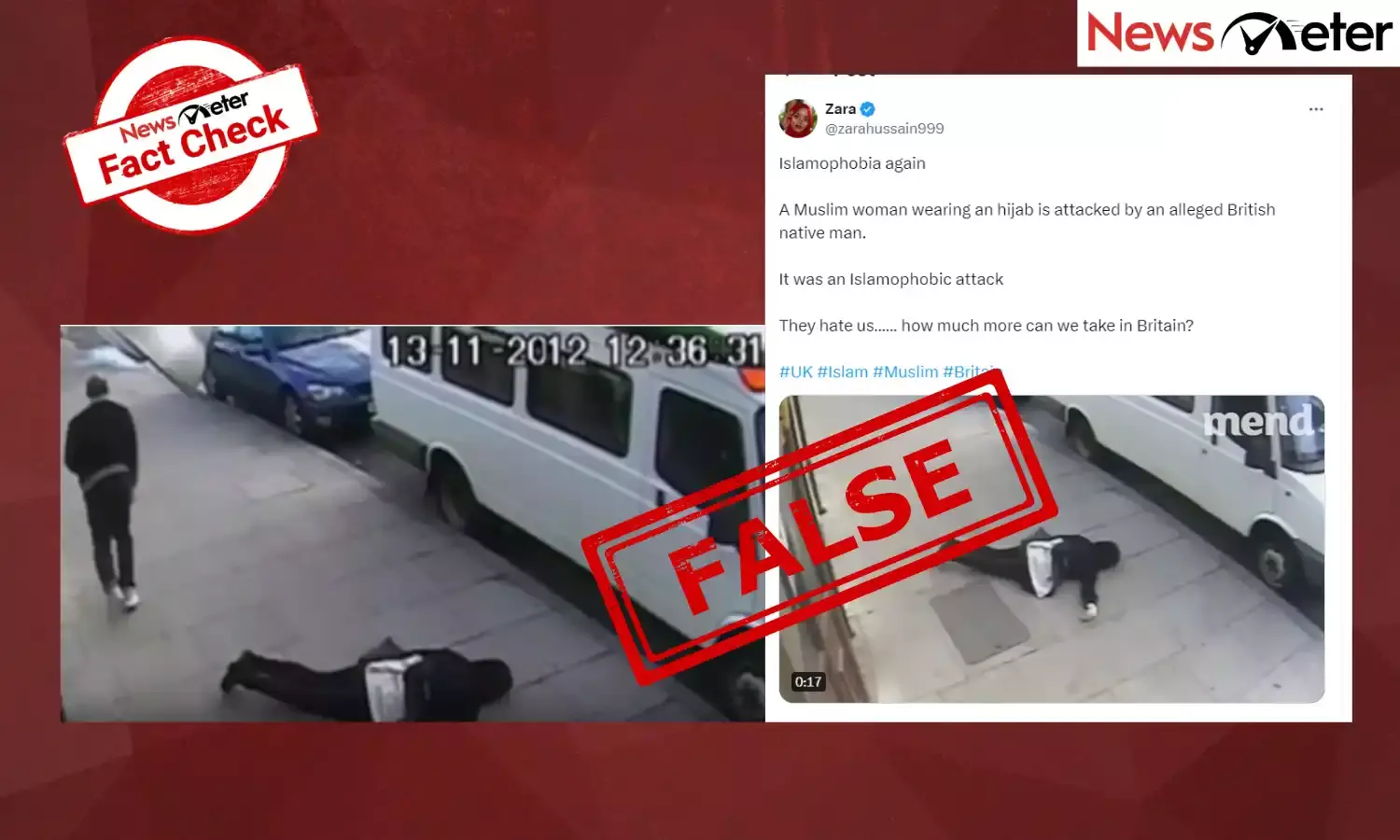 Fact Check: 2012 video falsely shared as recent anti-Muslim attack in UK