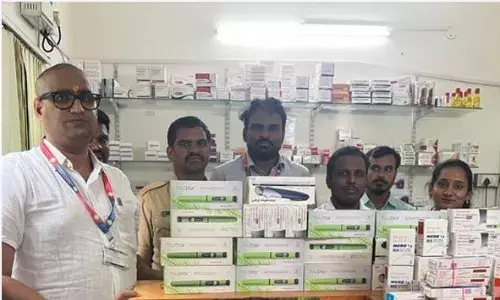 DCA seizes physicianās samples, expired drugs worth Rs 50,000 from Kandar Medicals, Tarnaka