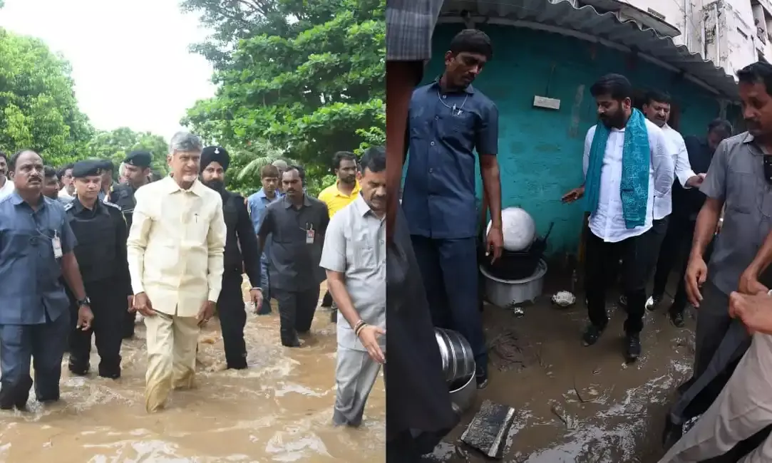 Flood waters start receding; Telangana suffers Rs 5000 Cr loss, Andhra CM Naidu promises to reconstruct houses