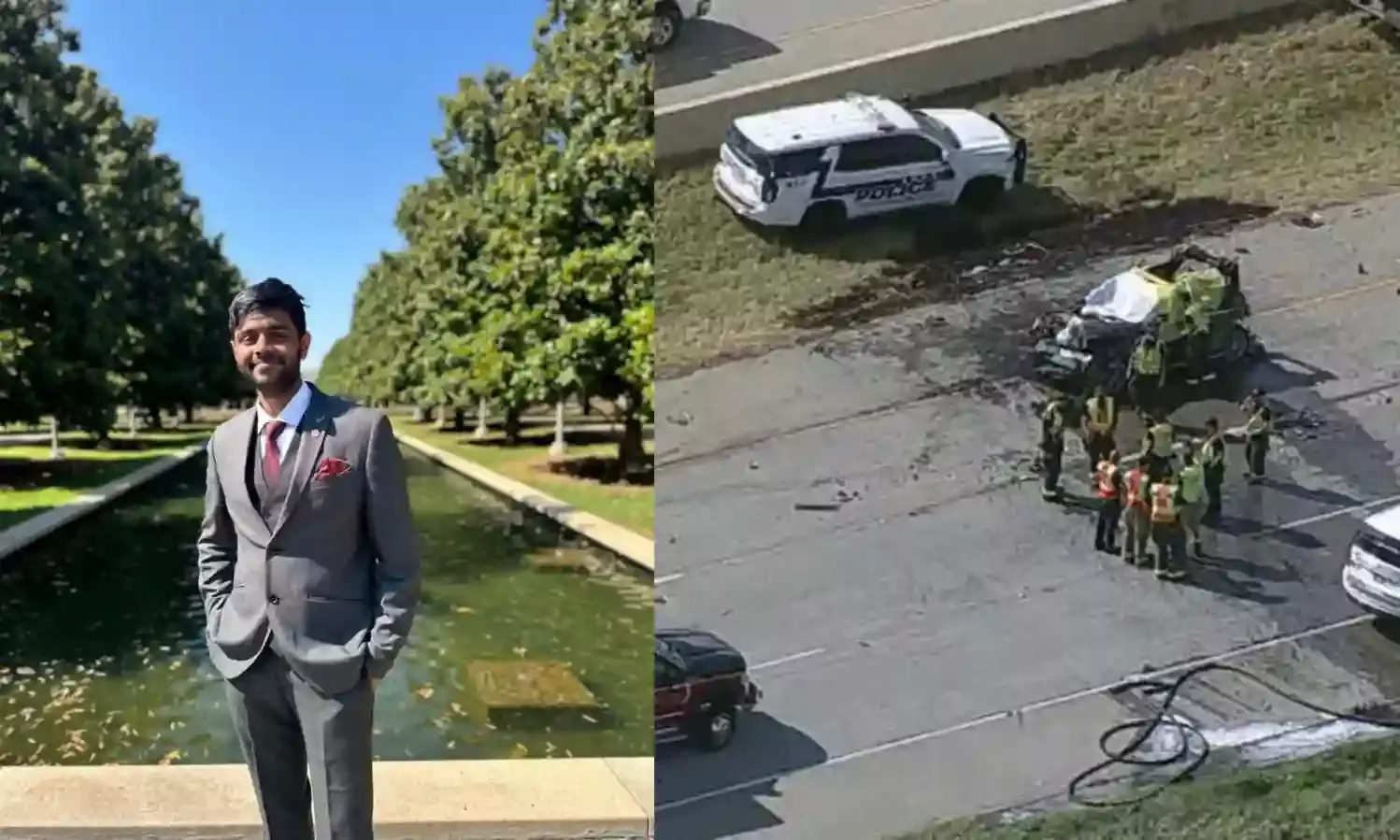 Aryan Raghunath Orampati from Hyderabad killed in the crash.