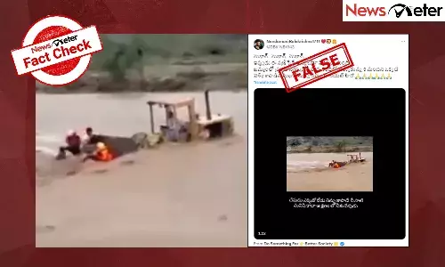 Fact Check: Video of Saudi Arabia passed off as miraculous rescue operation in flood-hit Khammam