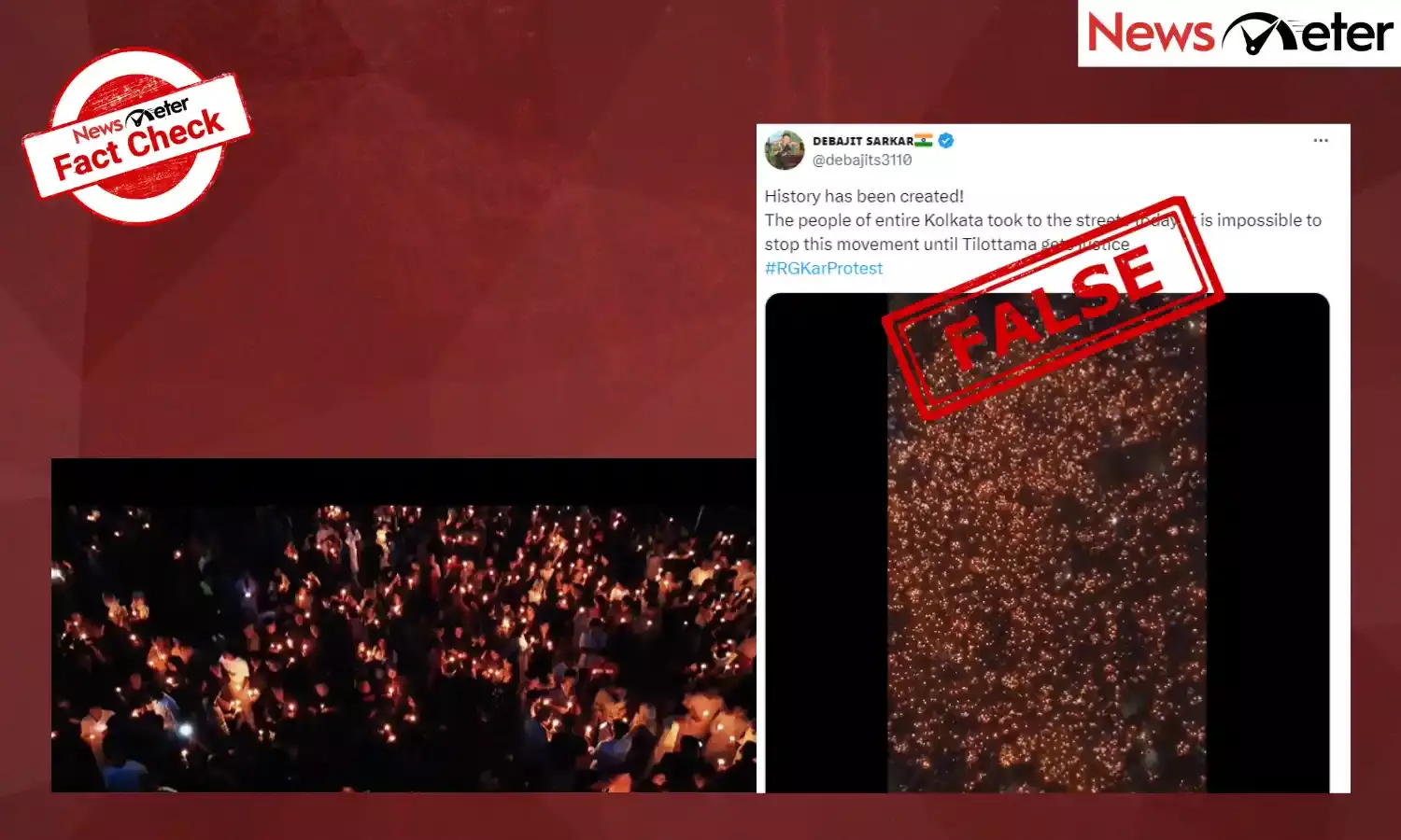 Fact Check: Candlelight vigil in Bangladesh falsely linked to Kolkata protest over doctor’s murder