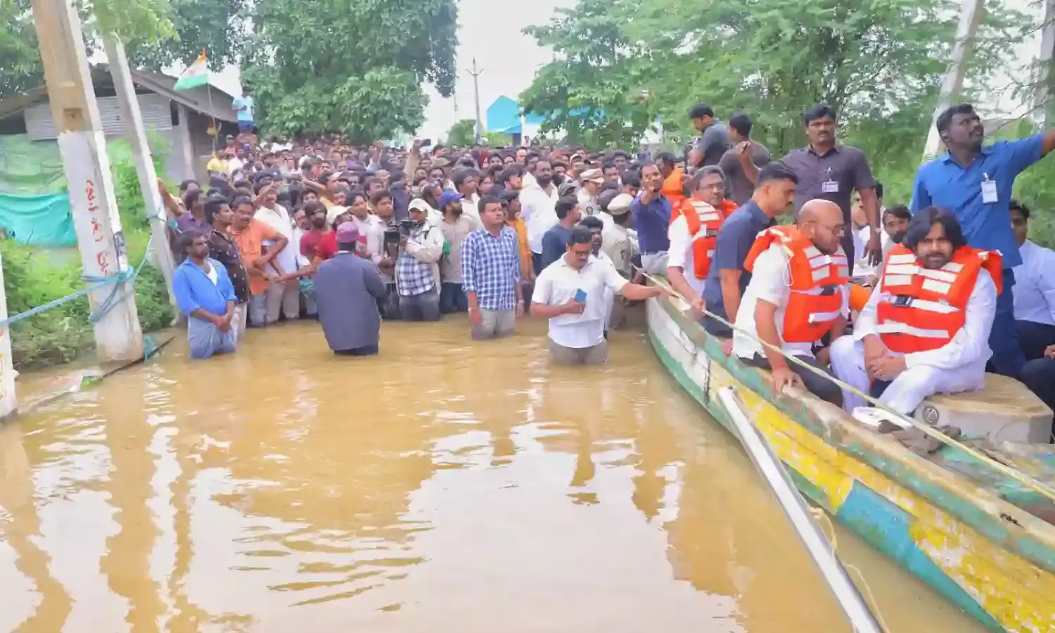 Dy CM Pawan Kalyan: Jagananna colony built in flood-prone areas in Pithapuram