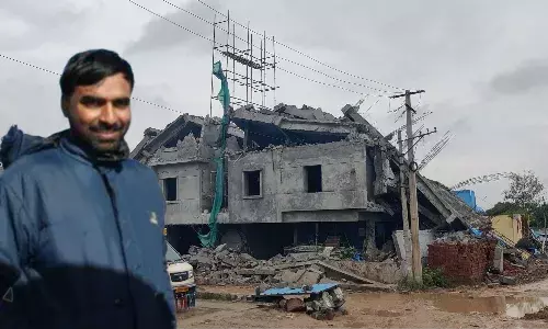 Homeowner at Sunnam Cheruvu explains why HYDRAA demolition of building is illegal