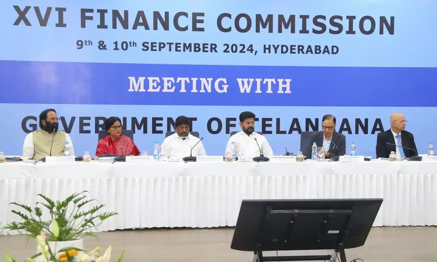 Telangana CM Revanth urges 16th Finance Commission to increase states share in Central taxes to 50%