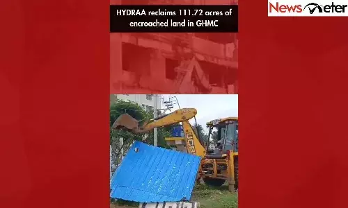 HYDRAA reclaims 111.72 acres of encroached land in GHMC