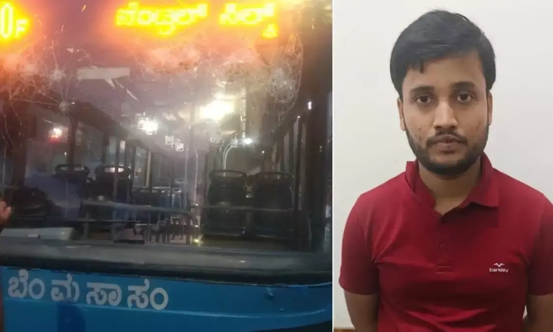 Bus conductor stabbed by passenger travelling on footboard in Bengaluru