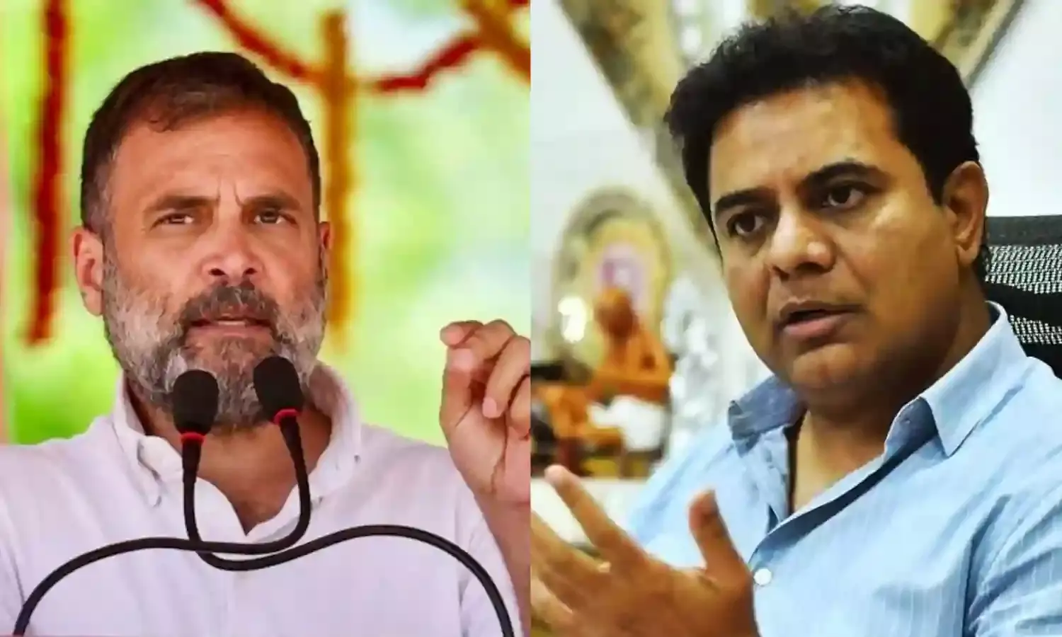 War of words: KTR blames Rahul for Musi demolitions; Congress alleges land grabs by BRS
