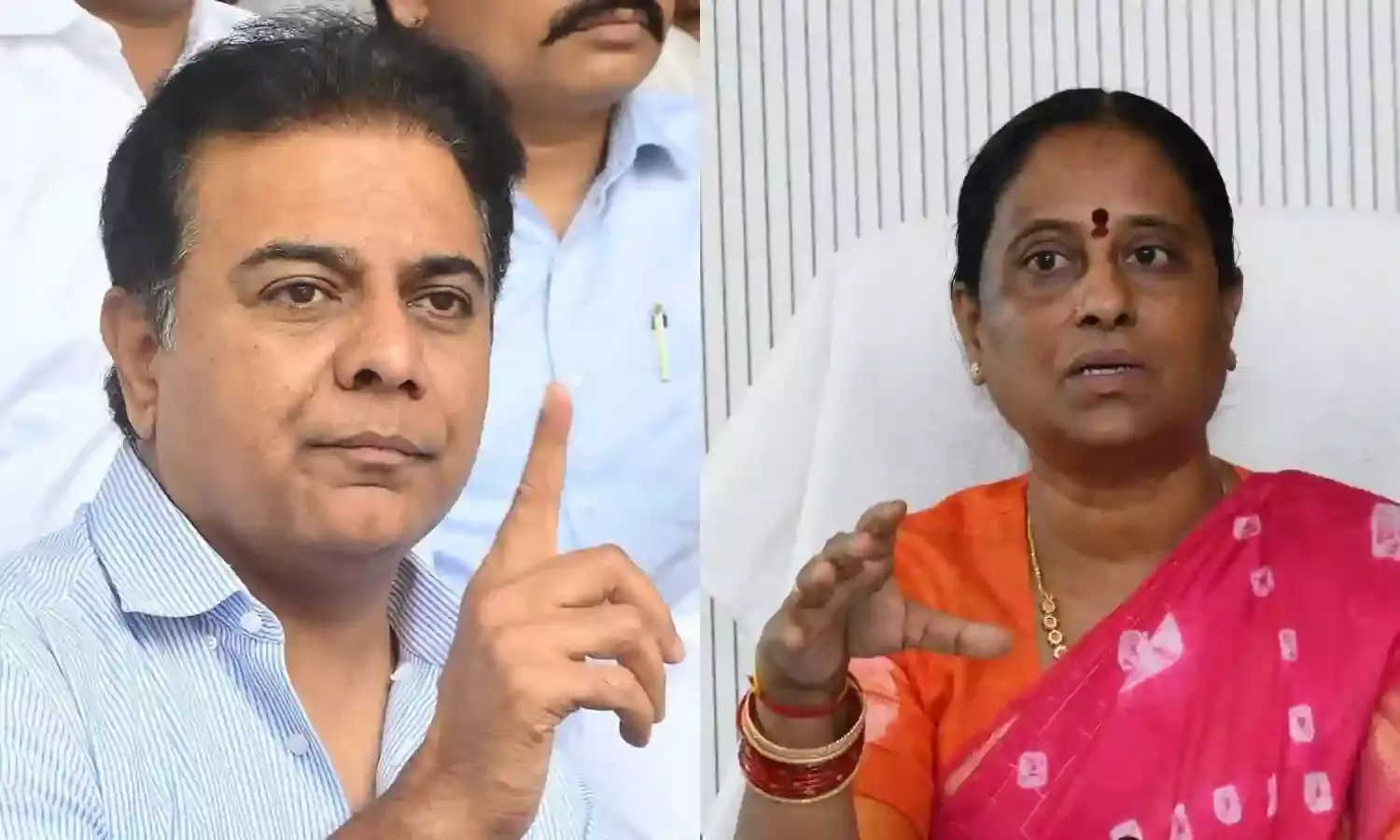Political storm hits Telangana; KTR sends legal notice to Konda Surekha for dragging his name into Naga-Samantha divorce