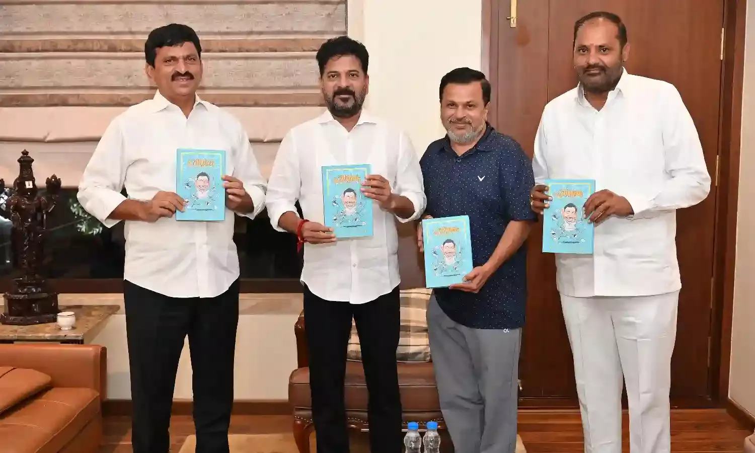 WittyLeaks’: CM Revanth Reddy launches senior journalist A Saye Sekhars memoirs